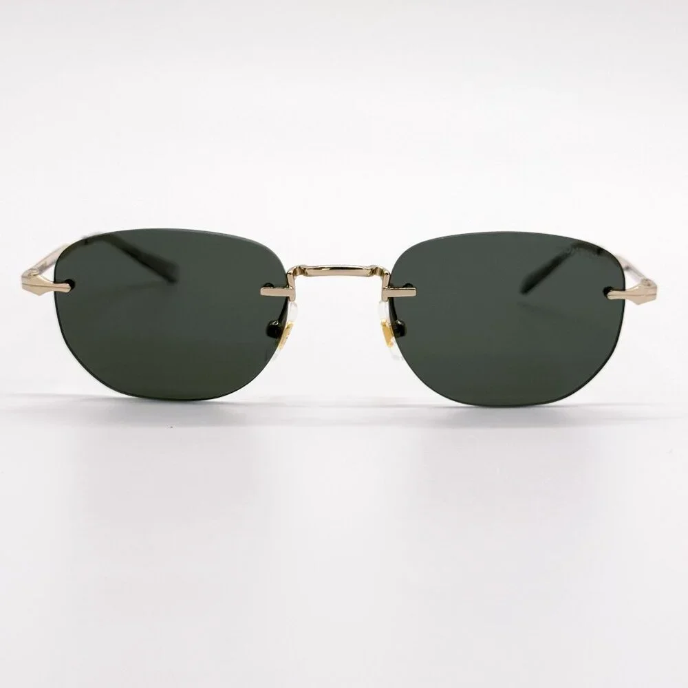 NEW MONTBLANC SUNGLASSES MEN GOLD/GRAY MB0303S 001 EYEWEAR MONTBLANC